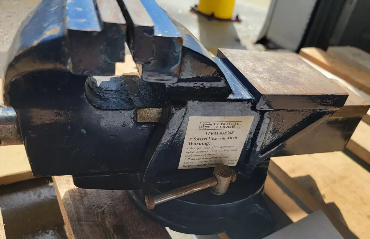 Central forge table swivel vise hand tool deals
