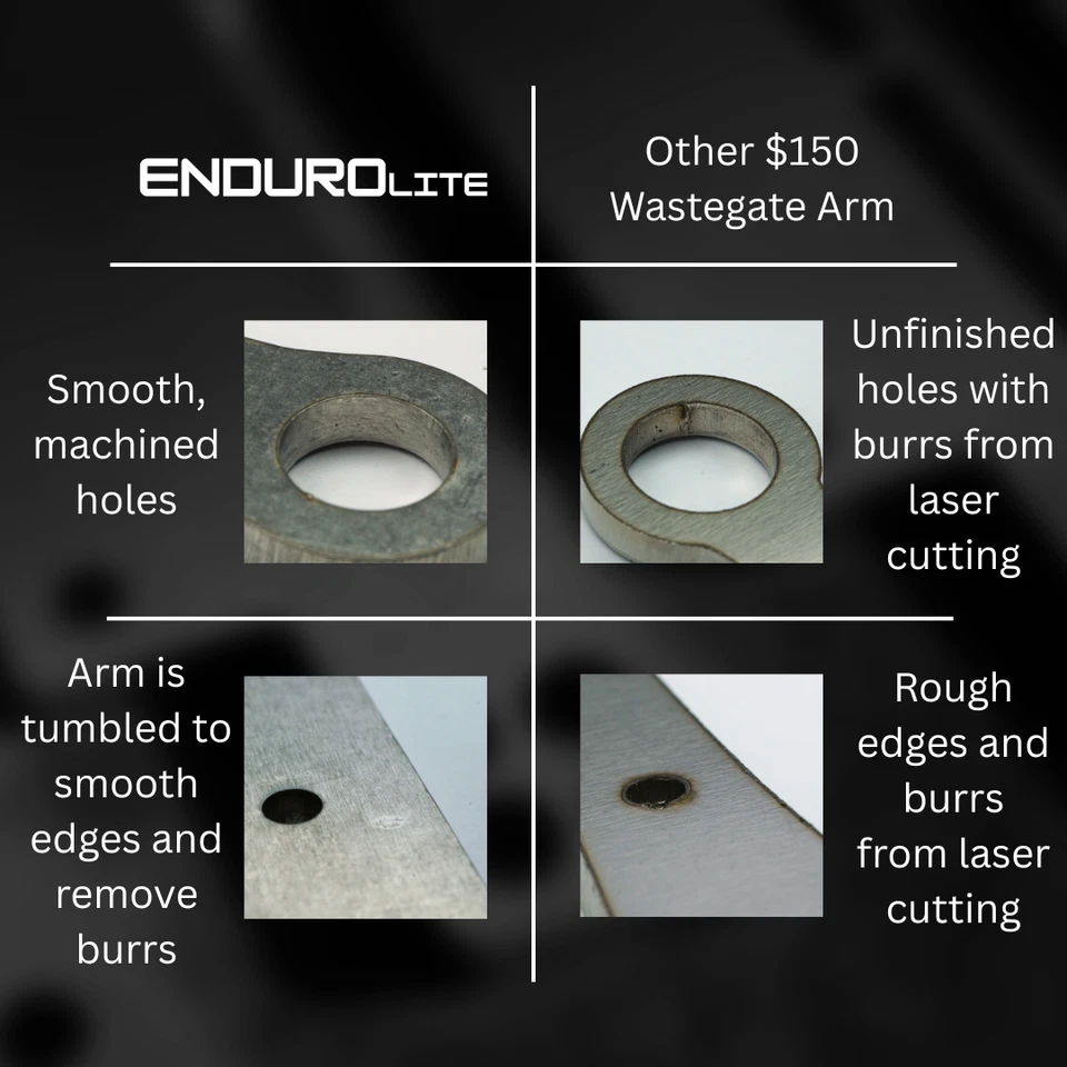 HECHO EN EE. UU. - Brazo actuador Wastegate - Alfa Romeo Giulia + Stelvio 2.0T - P0299 Foto 2 de 4