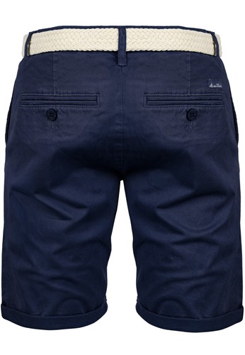 Herren Chinoshorts inkl. Gürtel Männer Kurze Bermuda Hose Regular Fit Gurt7030  - Bild 5 von 15