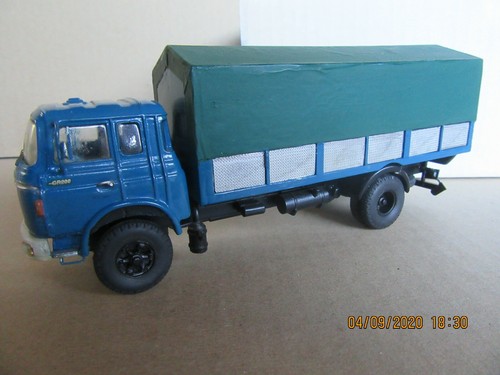 639N MJM Kit Montato 227 Berliet GR 200 Coperto 1:50 Cabina Relax - Foto 5 di 11