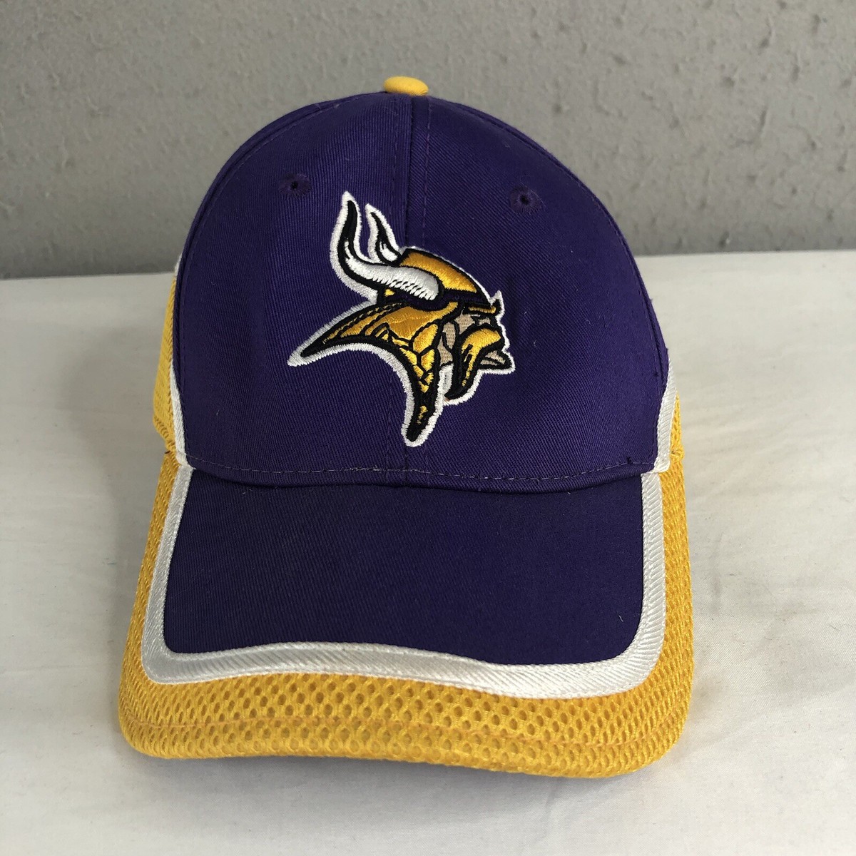 Minnesota Vikings Light Blue Embroidery Adjustable Cotton Football Cap by Reebok mens-new-era-light-purple-  main image 2