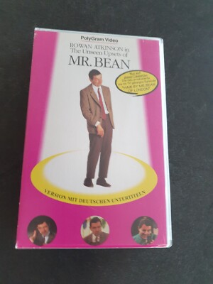 VHS-Videokassette ''Mr. Bean   the unseen upsets of'' - 1995