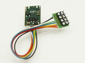 Doehler /& Haass dh16a-2 veicolo decoder con cavo di collegamento per NEM 652