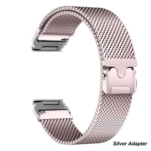Bracelet métal magnétique pour Garmin Fenix 8 47mm 51mm 7 7x 6 6X Pro 5 5X 5Plus Band - Photo 18 sur 20
