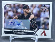 2023 Topps Pro Debut - Autographs #PD-100 Landon Sims (AU, RC)