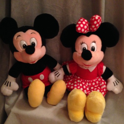 mickey and minnie mouse dolls