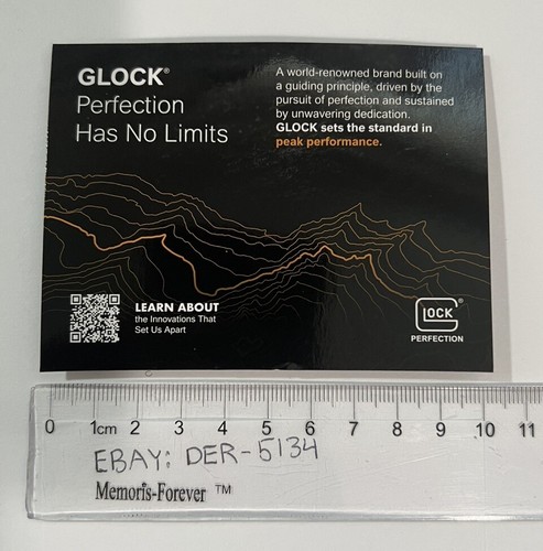 GLOCK Perfection Peak Performance Patch SHOT SHOW 2024 (FREE SHIPPING+Tracking) - Picture 4 of 4