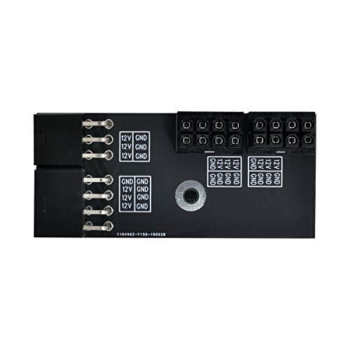 Dual ATX 8Pin Female to 6+8pin Male 180 Degree Angled Power Adapter for NVIDI... - Picture 1 of 6