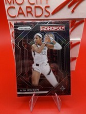 2024 Panini WNBA Monopoly Prizm Basketball A'Ja Wilson WNBA3 Red Icons Aces