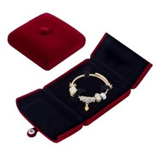 Velvet Gift Box Bracelet Box Double Open Bracelet Gift Boxes Bangle Case