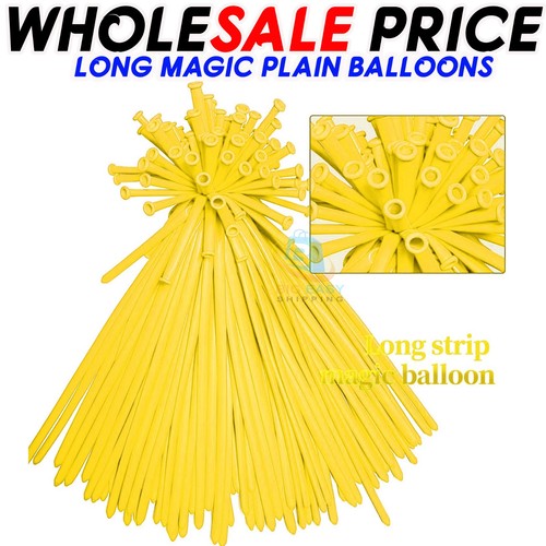 100 X Long Plain Balloons Latex Balons 260Q Twisting Modelling Long Balloons UK - Picture 13 of 15