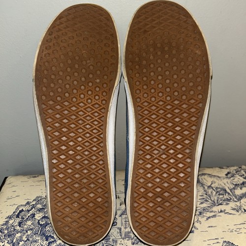 VANS Old Skool Navy Blue Canvas Suede Sneakers Men 13 - Picture 7 of 7