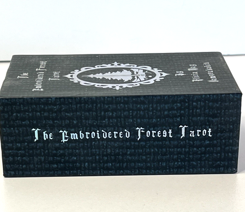 The Embroidered Forest Indie Tarot Deck Silver Accents Guidebook Appear Unused - Picture 4 of 7