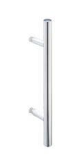 Counterpoint 24" Center-to-Center Single Sided Pull 1" Diameter -Polished Chrome