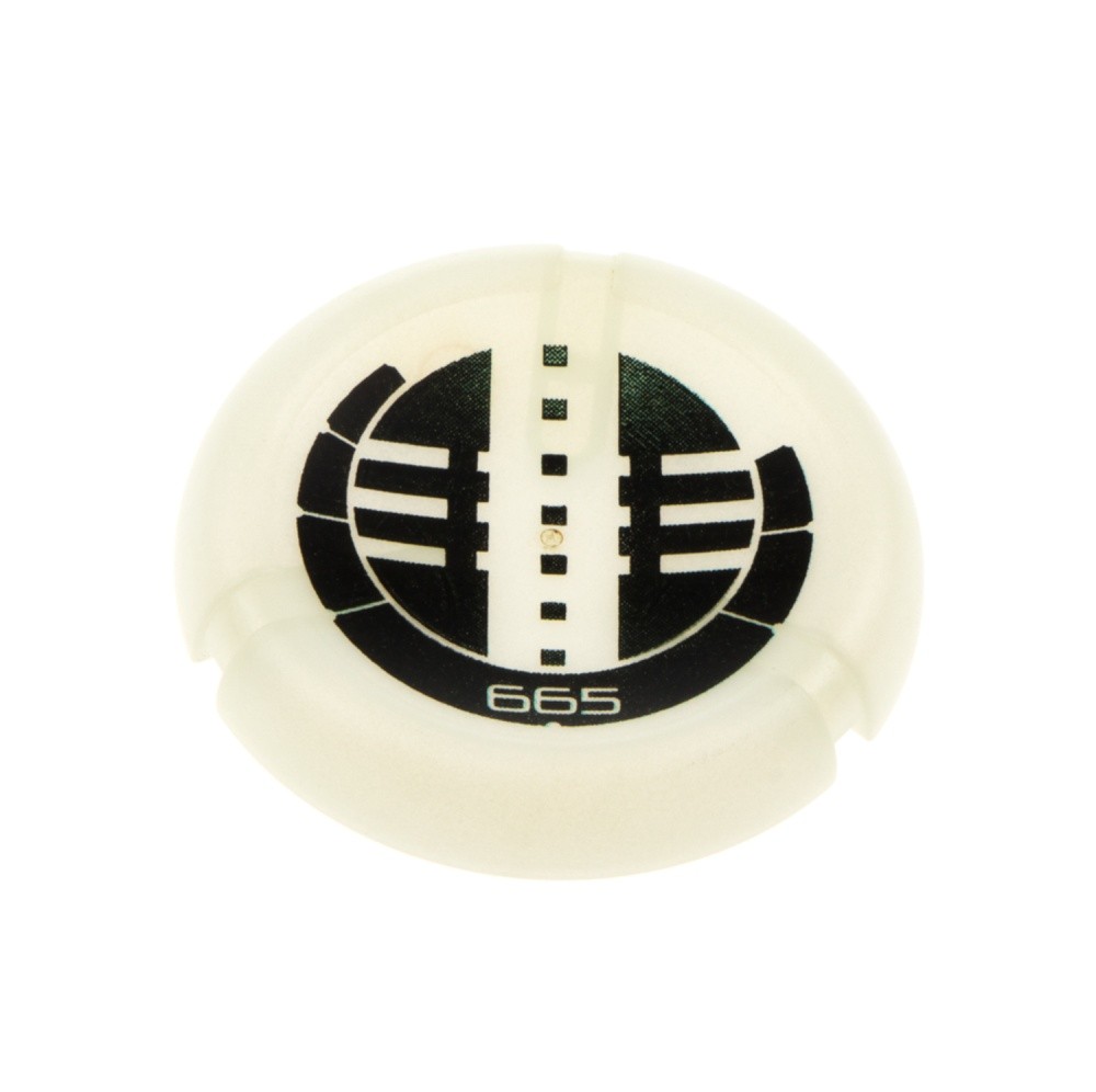 1x Lego Bionicle Kanoka Disk 5x5 Onu-Metru 665 Glow in the Dark 32533pb665