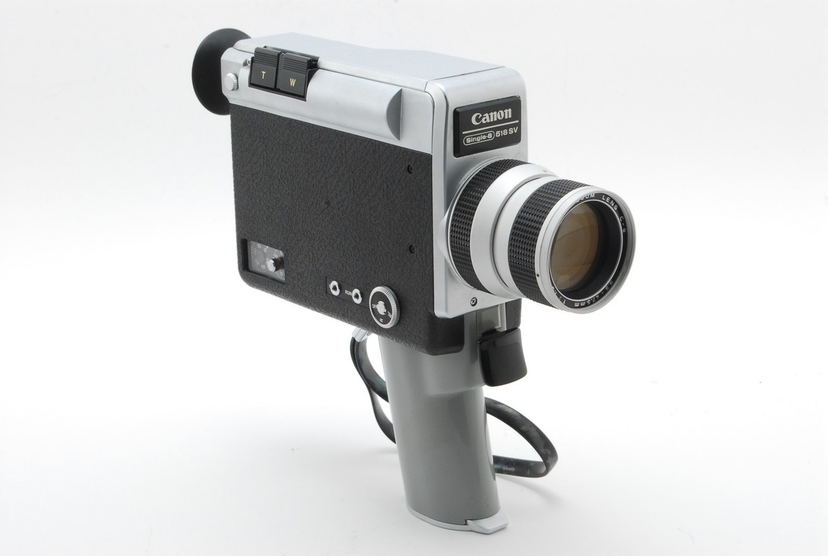 Canon 518 SV シングル8フィルムカメラ Single 8 518 SV - Canon Camera Museum
