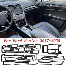 For Ford Fusion 2017-2020 5D Carbon Fiber Sticker Inner Panel Trim Decals