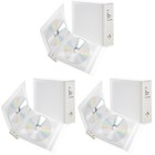  3pcs CD -Fall Praktischer CD -Halter Einfacher Disc -Speicherorganisator