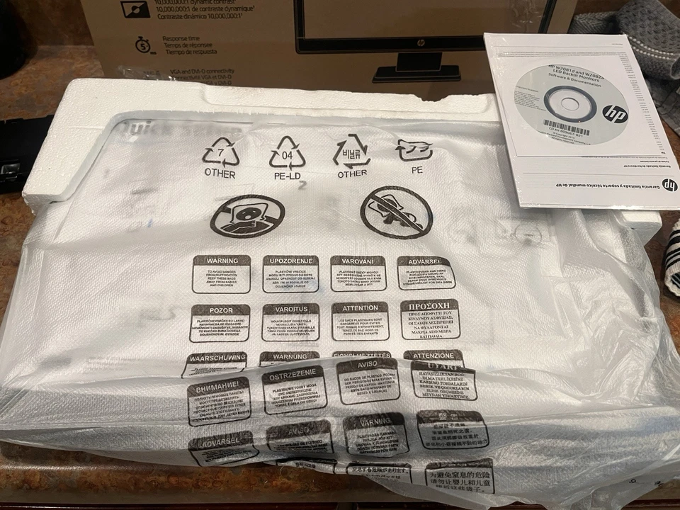 HP W2082a 20-inch LED Backlit Monitor New 1600 x 900 - Image 3 of 4