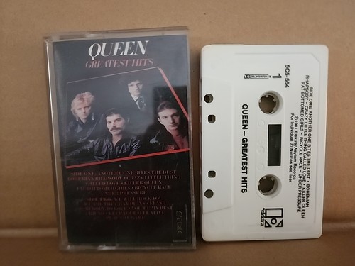 QUEEN Greatest Hits Cassette Tape 1981 Rock Smoke Shell TC-EMTV Free Shipping - Picture 2 of 2
