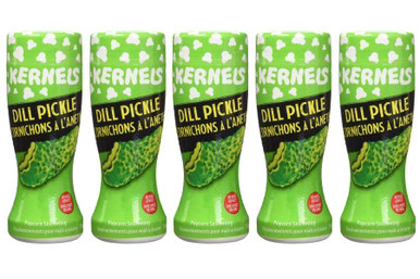 Kernels Dill Pickle Popcorn Seasoning, 110g (5 Pack) (Imported from Canada) - Bild 1 von 5