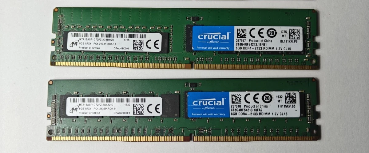 Preços baixos em Crucial PC4-17000 (DDR4-2133) velocidade de