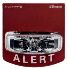 Simplex Grinnell 49VO-WRA-BA Strobe VO Red w/Alert Wall
