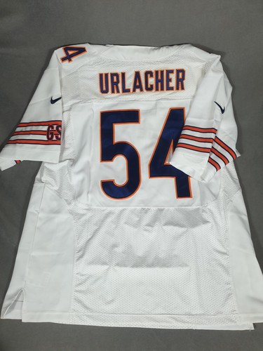 Camiseta deportiva de los Chicago Bears Brian Urlacher 54 para hombre 52 Nike blanca nueva con etiquetas NFL en el campo - Imagen 2 de 8