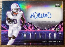 2024 Topps Midnight Keon Coleman Rookie Horizon Signatures Auto Bills #RHS-KC