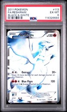 2011 POKEMON BLACK WHITE RESHIRAM #113 FULL ART PSA 6 EX #114326684