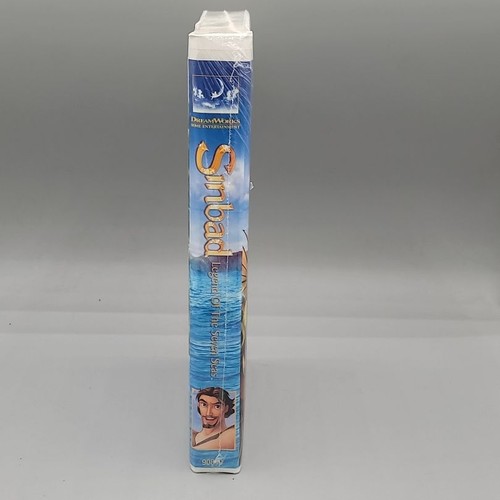 DreamWorks Sinbad Legend Of Seven Seas VHS New Sealed Animated Adventure - Picture 3 of 5