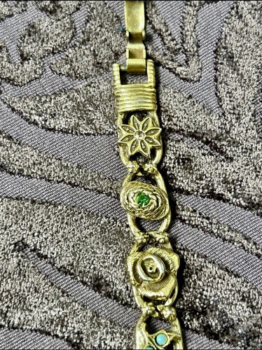 Vintage Goldette Bracelet And Brooch and Stick Pin - Picture 6 of 9