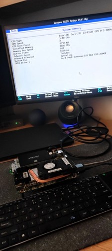 Lenovo M73 Tiny 256GB SSD, Core i3, 8GB, DP & HDMI & Wifi NO CASE - Picture 7 of 8