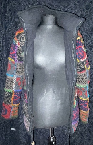 HERREN GRÖSSE S STRICKJACKE WOLLE MEHRFARBIG FESTIVAL/CAMPING GHERI GERINGE GEBRAUCHSSPUREN - Bild 10 von 11