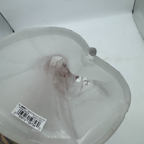 Glas Hirte Krippenfigur matt klar Weihnachten stehend Deko Geschenk - Bild 6 von 6