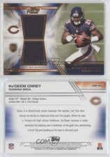 2014 Topps Prime Dual Relics Copper /99 Ka'Deem Carey #DR-KC Rookie RC
