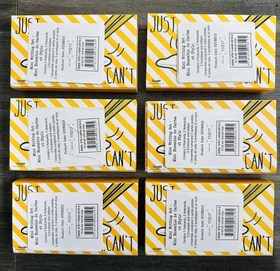 Sanrio Gudetama Mini Writing Set (Set of 6, Brand New) - Image 2 of 3