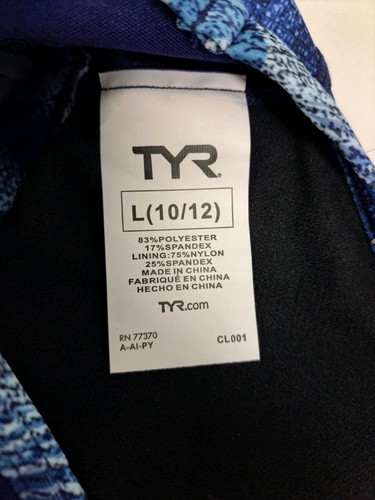 NWT TYR Maui Taylor Active Tank Tankini Top Denim Blue Sizes S,L,XL #7108 - Picture 11 of 15
