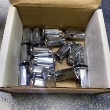 Itp Lug Nut Set - Chrome / 3/8&Quot; / Flat Head Alug11Bx
