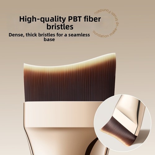 Seamless Fish Tail Foundation Brush Lightweight with Soft PBT Fiber Bristles - Picture 2 of 11