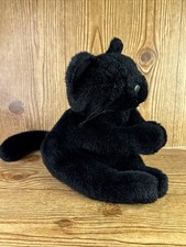 Folkmanis Furry Folk Black Kitten Cat Hand Puppet Plush Folktails Toy
