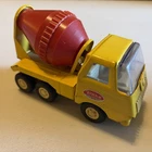 Vintage 1970's Tiny Tonka yellow cement mixer truck