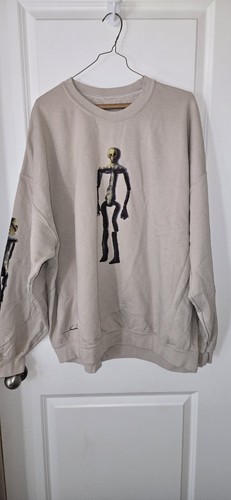 Kurt Cobain Nirvana Sweatshirt With Artistic Figure Design Size 3xl Arm Art Full - Picture 1 of 5