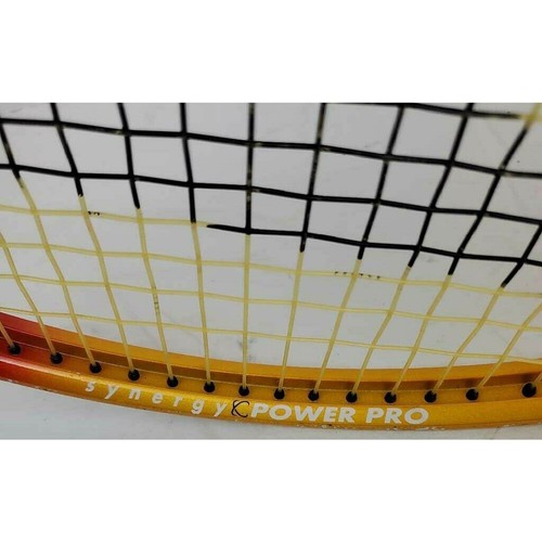 Prince Power Pro Titanium Tennis Racquet Red & Gold Racket With Head Cover - Picture 4 of 10