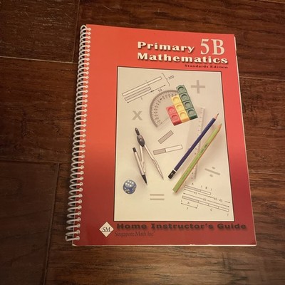 NEW: Primary Math 5B Standards Ed - Home Instructor's Guide - Singapore Math