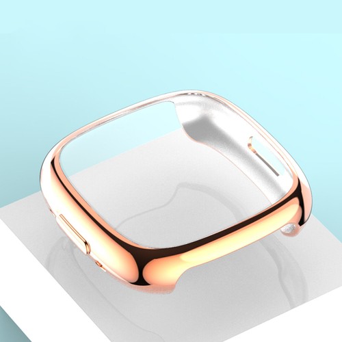 Coque de protection coque pare-chocs TPU placage cadre housse pour montre Fitbit Versa 4 - Photo 11 sur 17