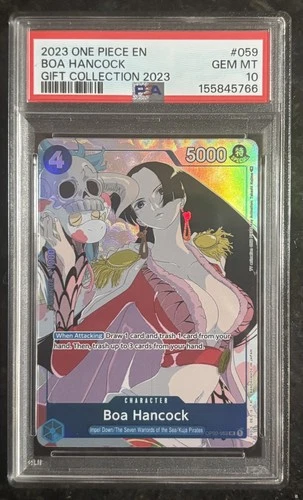 ONE PIECE OP02-059 GIFT COLLECTION 2023 PROMO - BOA HANCOCK PSA 10 GEM MINT