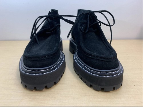 Proenza Schouler Lug Sole Black Suede Boots Gr. 39 - 8,5 - Bild 8 von 11