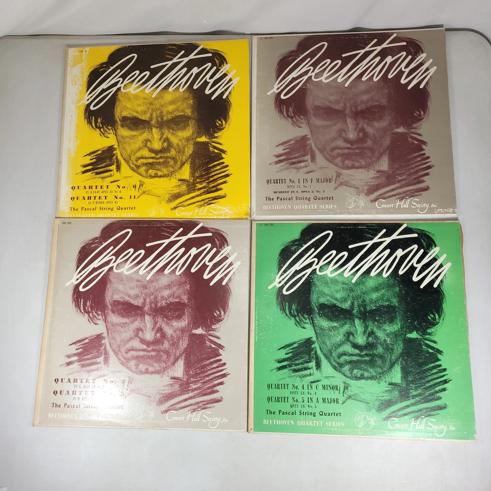 Lot of 14 Beethoven Vintage Vinyl Records by The Concert Hall Society EX/VG+ - Image 2 of 4