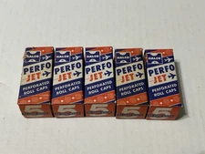 5 Vintage HALCO Perfo Jet Roll Caps "BOX ONLY" Halpern For Hubley Cowboy Cap Gun
